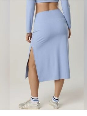 Offline by Aerie real me XTRA  midi skirt Ribbed - Monaco blue